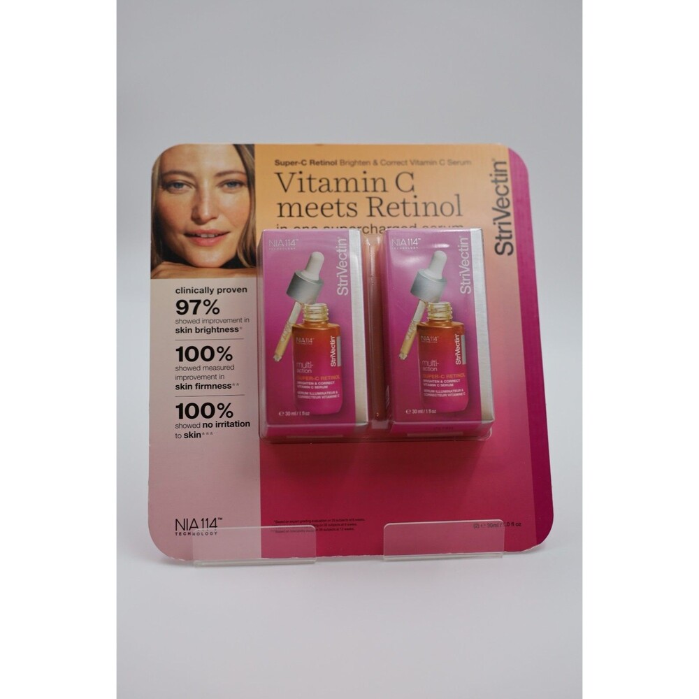 STRIVECTIN  Multi Action Super C Retinol Brighten Correct Vitamin C Serum 2 1oz